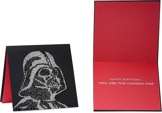 Papyrus Star Wars Birthday Card Assortment, Darth Vader, Storm Trooper, and R2-D2 (3-Count)