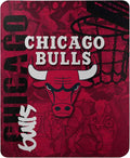 Northwest NBA Chicago Bulls Unisex-Adult Fleece Throw Blanket, 50" x 60", Hard Knocks