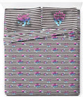 Jay Franco Kids Sheet Set with Fitted, Flat Sheets & Pillow Cover - Ultra-Soft Bedding with Pillowcase for Room Decor, Multi Color - Descendants, 4 Piece Queen
