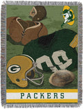 Northwest NFL Woven Tapestry Wall Hanging, 48 x 60 Inches, Officially Licensed, Decorative Fringes