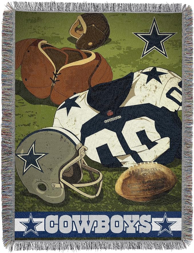 Northwest NFL Woven Tapestry Wall Hanging, 48 x 60 Inches, Officially Licensed, Decorative Fringes