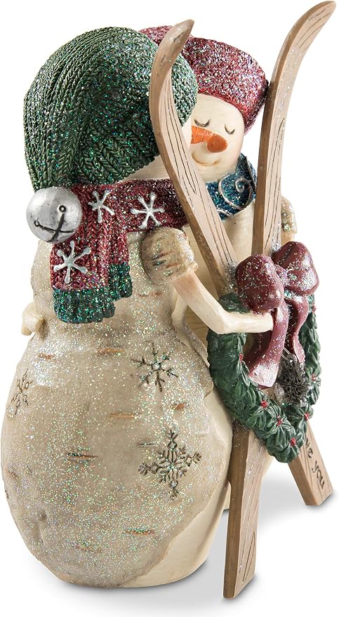 The Birchhearts 81144 Snowman Figurine Love You 4.5" Double Snowman Figurine