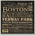 Stupell Home Décor Boston Landmarks Square Wall Plaque, 12 x 0.5 x 12, Proudly Made in USA