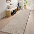 PURRUGS Dirt Trapping Door Mat 24" x 84", Non-Slip Machine Washable Entryway Rug, Dog Doormat, Indoor Front Door Mat, Super Absorbent Entry Rug for Muddy Shoes & Paws, Taupe