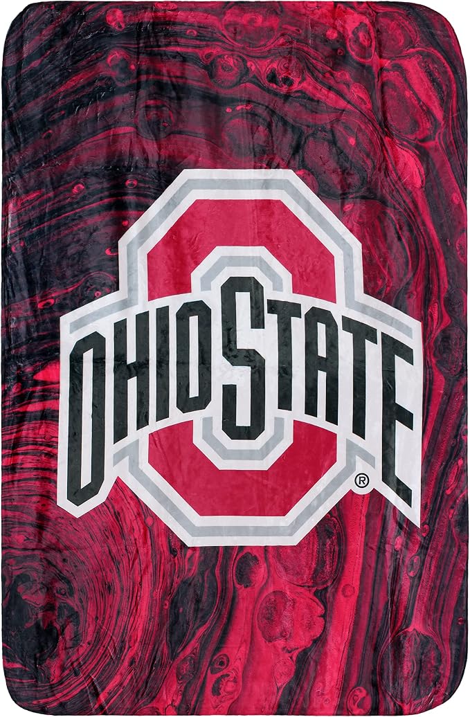 Everything Comfy Ohio State Buckeyes Color Swept Soft Throw Blanket, 42" x 60"