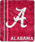 Officially Licensed NCAA Jersey Sherpa on Sherpa Throw Blanket, 50" x 60", Multi Color