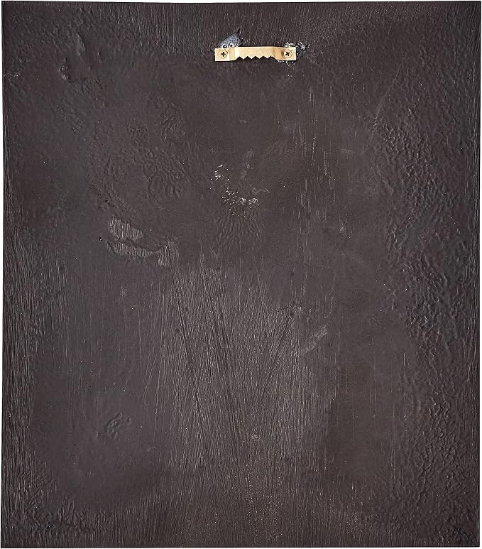 Design Toscano Rameses I Between Horus and Anubis Wall Frieze in Faux Ebony and Gold, 11 Inch