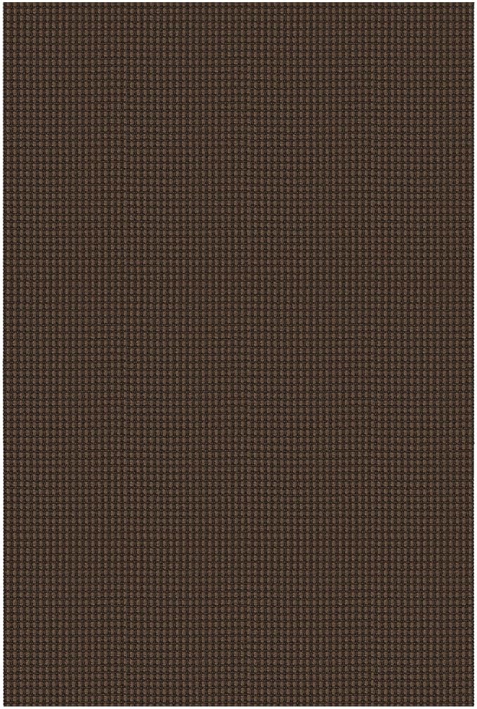 IOHOUZE Washable Area Rug 4x6 Non Slip Rubber Backed Woven Rugs for Entryway Indoor Bedroom Rugs Kitchen Rug Floor Throw Carpet for Entrance Front Door Living Room, Brown