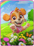 Northwest Paw Patrol Micro Raschel Throw Blanket, 46" x 60", Soaring Skye