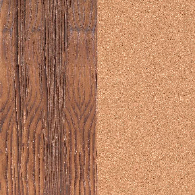 Flash Furniture Rustic Wall Mount Linen Board, for Home, Office, School, Comes with Wood Push Pins, 18" x 24", Torched Brown