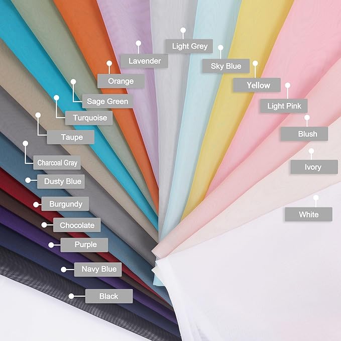 Chyhomenyc Sheer Lime Tier Curtains 24 Inch Length Set, Small Window Kitchen Curtains for Bathroom Living Room Basement, Farmhouse Short Voile Curtain 42Wx24L, Rod Pocket, 2 PCS