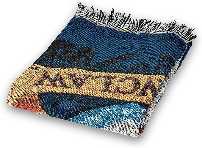 Northwest Harry Potter Woven Tapestry Throw Blanket, Designer Home Décor, Modern, Unique Gift, 48" x 60", Ravenclaw Crest (Pack of 6)