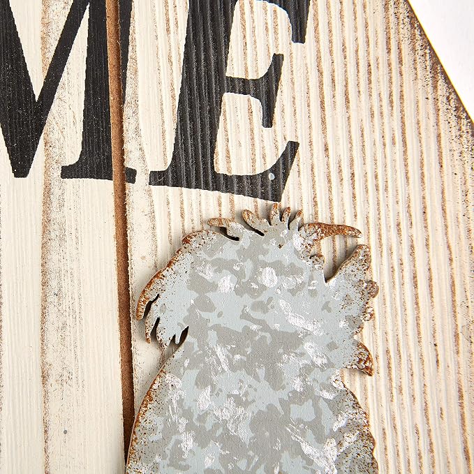 DII Farmhouse Wall Art Sign, Tags, 3 Piece