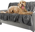 PETMAKER Water-Resistant Dog Blanket, Gray, 60” x 80” | Reversible Sherpa Blanket - Throws for Bed, Couch, Crate, or Car - Machine Washable Puppy Essentials