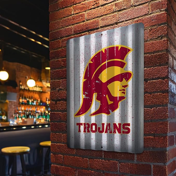 Rico Industries NCAA 12" X 16" Tin Metal Roof Sign