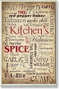 'Stupell Industries Kitchen Spice Typography'| Wall Plaque Art