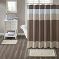 Madison Park Amherst Tufted Bath Rug Cotton Non-Slip, 27 x 45, Blue | Quick Dry, Ultra Soft, Pile, Machine Washable, Absorbent, OEKO-TEX Certified