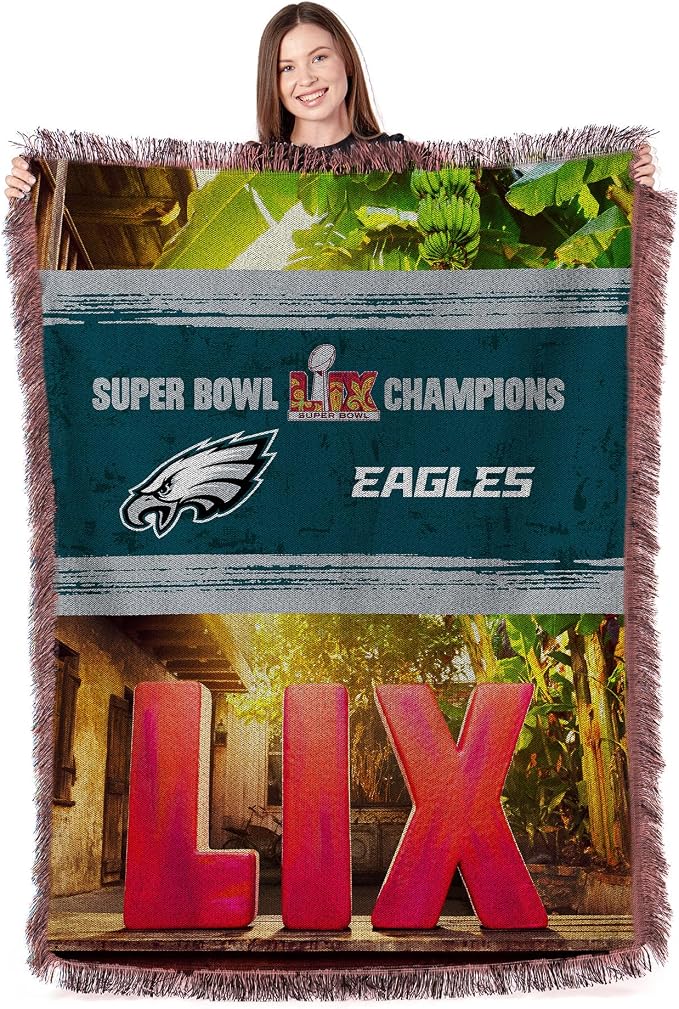 Northwest NFL Woven Tapestry Wall Hanging, 48 x 60 Inches, Officially Licensed, Decorative Fringes