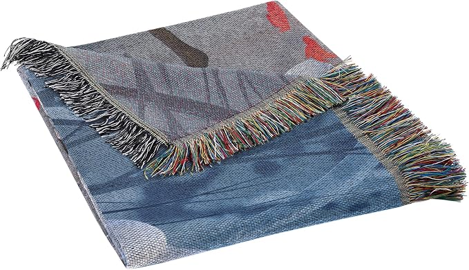 Northwest Frozen Woven Tapestry Throw Blanket, 48" x 60", In The Leaves