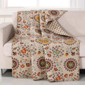 Greenland Home Andorra 100% Cotton Quilted Throw Blanket