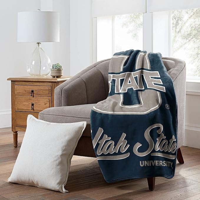Northwest NCAA Unisex-Adult Raschel Throw Blanket