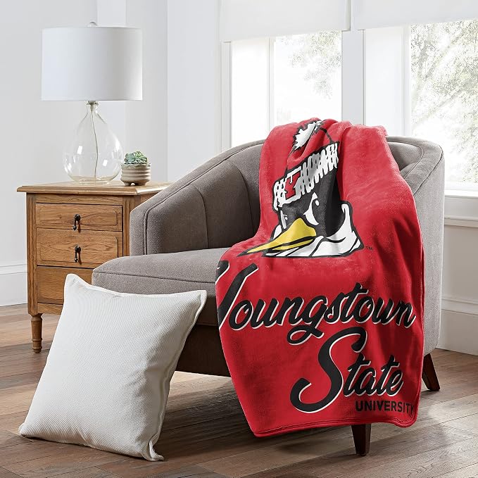 Northwest NCAA Unisex-Adult Raschel Throw Blanket