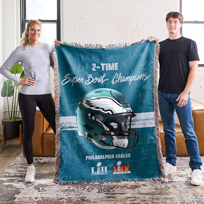 Northwest NFL Woven Tapestry Wall Hanging, 48 x 60 Inches, Officially Licensed, Decorative Fringes