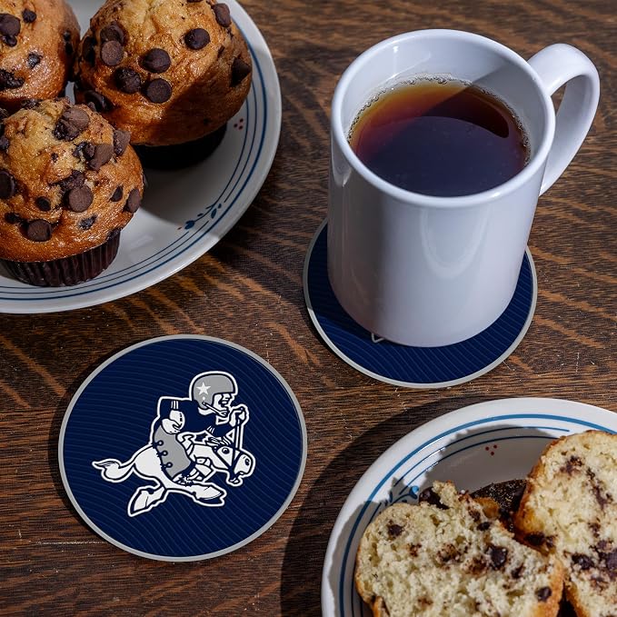 Rico Industries NFL Football Classic Favorites: PVC Coaster Set (4-Pack)