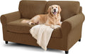 SUBRTEX 5 Pieces Stretch Sofa Slipcover Sets Couch Cover Sets Backrest Cushion Covers Furniture Protector Collection Set for Oversize Sofa Loveseat Chair Slip Covers(Medium, Coffee)