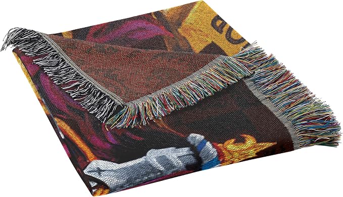 Northwest Harry Potter Woven Tapestry Throw Blanket, Designer Home Décor, Modern, Unique Gift, 48" x 60", Gryffindor Shield
