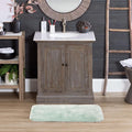 Mohawk Home Goliath Machine Washable Bath Mat 20" x 34" Sea Mist