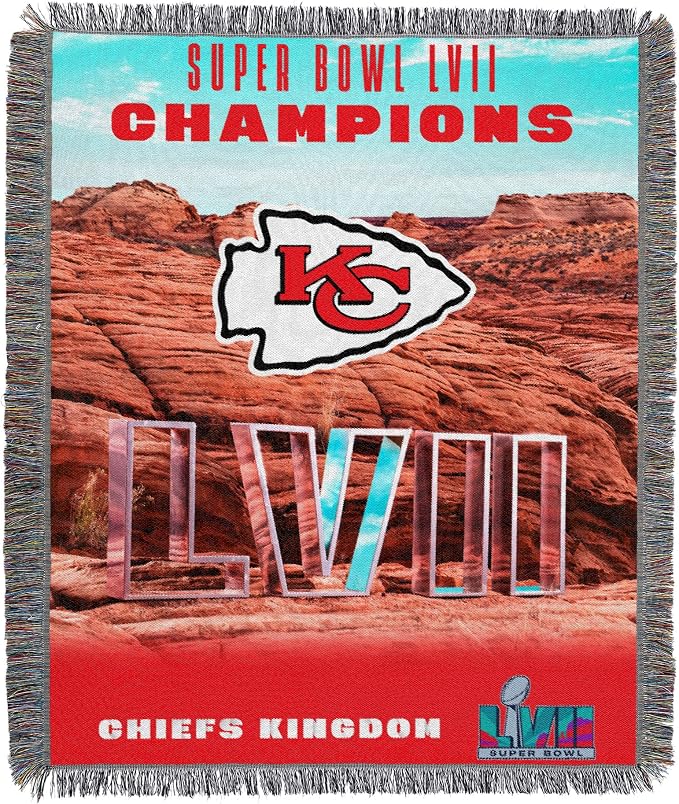 Northwest NFL Woven Tapestry Wall Hanging, 48 x 60 Inches, Officially Licensed, Decorative Fringes
