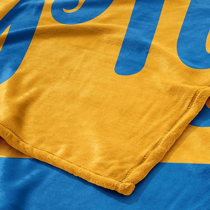 Northwest NCAA Silk Touch Throw Blanket, Ultra Soft Plush Polyester, Lightweight Warm Decorative Fan Gift, 46 x 60 in