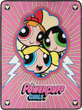 Northwest Powerpuff Girls Micro Raschel Throw Blanket, 46" x 60", Peeking Puffs