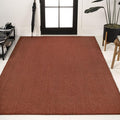 JONATHAN Y Peater Classic Casual Commercial Natural Coir Camel 4 ft. x 6 ft. Doormat for Entrance, Front Door, Entryway CHG100G-4