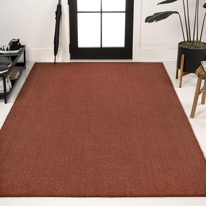 JONATHAN Y Peater Classic Casual Commercial Natural Coir Camel 3 ft. x 5 ft. Doormat for Entrance, Front Door, Entryway CHG100G-3