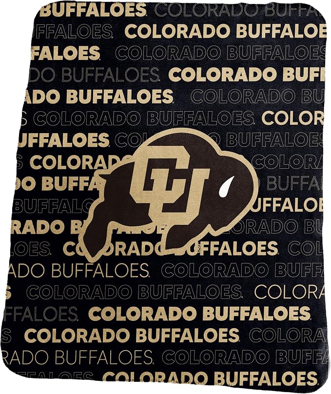 Logo Brands NCAA Classic Fleece Throw Blanket -50” x 60” Ultra-Soft Game Day Blanket with Bold Team Colors & Logo – Cozy College Team Bedding for Fans & Alumni