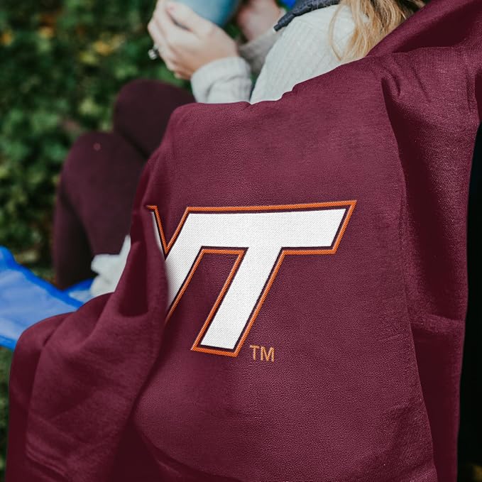 Logo Brands NCAA Unisex-Adult Sweatshirt Blanket