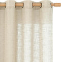 LAMIT Sheer Linen Curtains 84 Inches Long by LAMIT