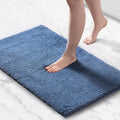 Madison Park Signature Marshmallow Bathroom Rug Non Slip, Luxrurious Plush Bath Mat, Absorbent, Quick Dry, Spa Design Bath Room Décor, 24x40, Navy | Non slip Backing, Spa Quality Luxurious Plush Bath Mat for Bathroom, Quick Dry, OEKO TEX