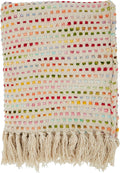 SARO LIFESTYLE Confetti Design Throw Blanket, Multi, 50"x60"