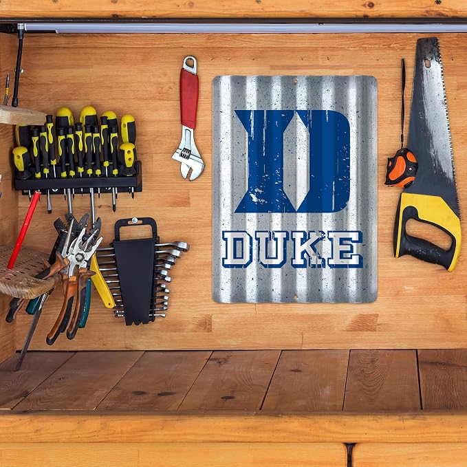 Rico Industries NCAA 12" X 16" Tin Metal Roof Sign