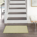 Nourison Home Courtyard Ivory Green 2' x 3' Area Rug - Easy Clean, Non Shedding, Bed Room, Living Room, Dining Room, Kitchen (2' x 3')