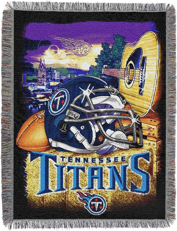 Northwest NFL Woven Tapestry Wall Hanging, 48 x 60 Inches, Officially Licensed, Decorative Fringes