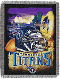 Northwest NFL Woven Tapestry Wall Hanging, 48 x 60 Inches, Officially Licensed, Decorative Fringes