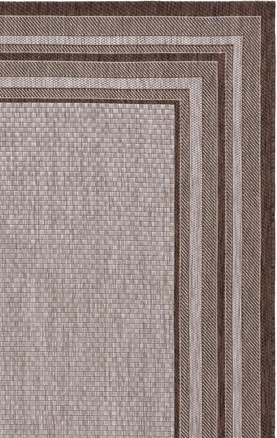 SAFAVIEH Courtyard Area Rug 8x10, Large Grey & Brown CY8475-36312