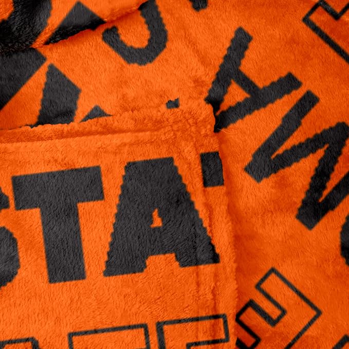 Logo Brands NCAA Classic Fleece Throw Blanket -50” x 60” Ultra-Soft Game Day Blanket with Bold Team Colors & Logo – Cozy College Team Bedding for Fans & Alumni