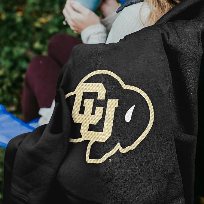 Logo Brands NCAA Unisex-Adult Sweatshirt Blanket