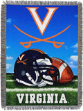 Officially Licensed NCAA "Home Field Advantage" Woven Tapestry Throw Blanket, 48" x 60", Multi Color