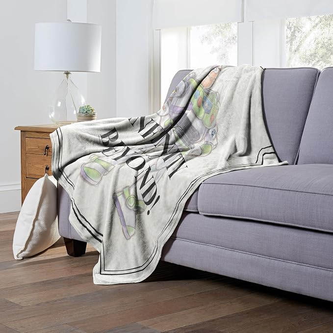 Northwest Disney 100 Silk Touch Throw Blanket, 50" x 60", to Infinity and Beyond